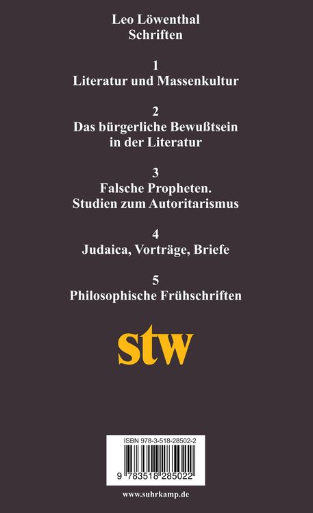 Produktbild: Schriften II. Das b&uuml;rgerliche Bewu&szlig;tsein in der Literatur