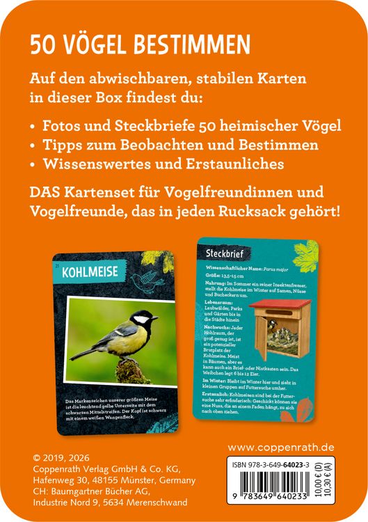 Produktbild: 50 V&ouml;gel bestimmen