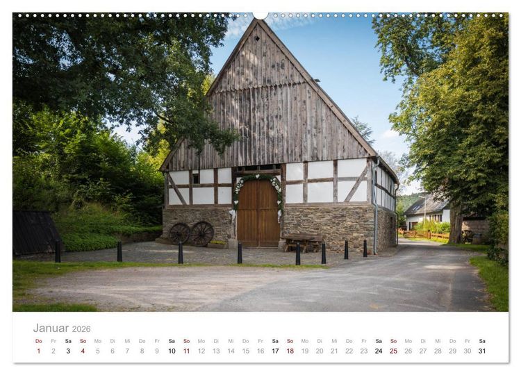 Produktbild: Sch&ouml;nes M&auml;rkisches Sauerland (hochwertiger Premium Wandkalender 2026 DIN A2 quer), Kunstdruck in Hochglanz