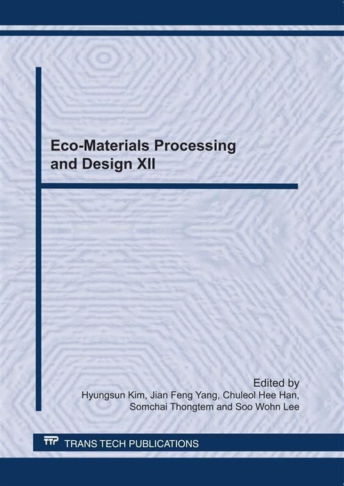 Produktbild: Eco-Materials Processing and Design XII