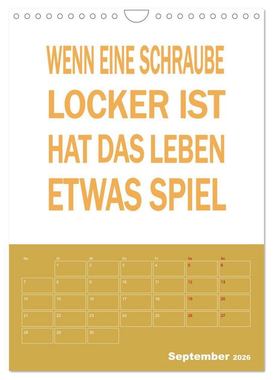 Produktbild: Memo an mich mit Jahresplaner (Wandkalender 2026 DIN A4 hoch), CALVENDO Monatskalender
