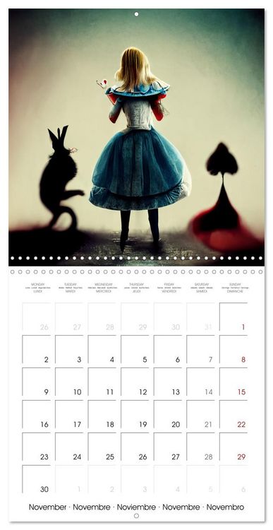 Produktbild: Alice's magic road (Wall Calendar 2026 12 &times; 12 Inch) CALVENDO 12 Month Wall Calendar