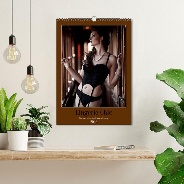 Produktbild: Lingerie Chic (Calendrier mural 2026 DIN A3 horizontal), CALVENDO calendrier mensuel