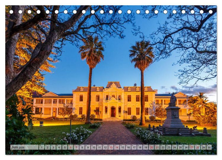 Produktbild: S&uuml;dafrika: Kapstadt, Garden Route und Cape Winelands (Tischkalender 2026 DIN A5 quer), CALVENDO Monatskalender