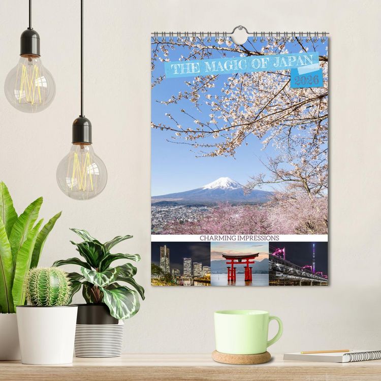 Produktbild: THE MAGIC OF JAPAN Charming impressions (Wall Calendar 2026 DIN A4 portrait), CALVENDO 12 Month Wall Calendar