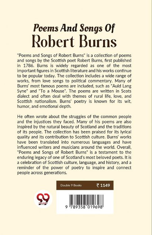 Produktbild: Poems and Songs of Robert Burns