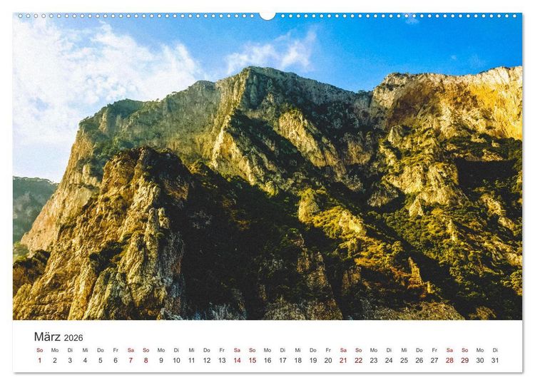 Produktbild: Capri - Im Golf von Neapel. (hochwertiger Premium Wandkalender 2026 DIN A2 quer), Kunstdruck in Hochglanz