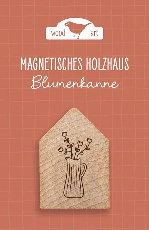 Produktbild: Magnetisches Holzhaus Blumenkanne