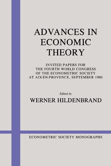 Produktbild: Advances in Economic Theory