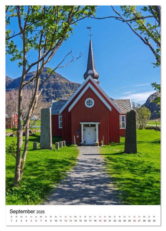 Produktbild: Lofoten - Atemberaubende Landschaften (Wandkalender 2026 DIN A4 hoch), CALVENDO Monatskalender