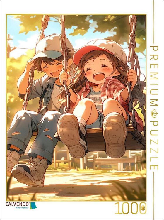 Produktbild: CALVENDO Puzzle Manga Kinder | 1000 Teile Lege-Gr&ouml;&szlig;e 64x48cm Foto-Puzzle f&uuml;r gl&uuml;ckliche Stunden