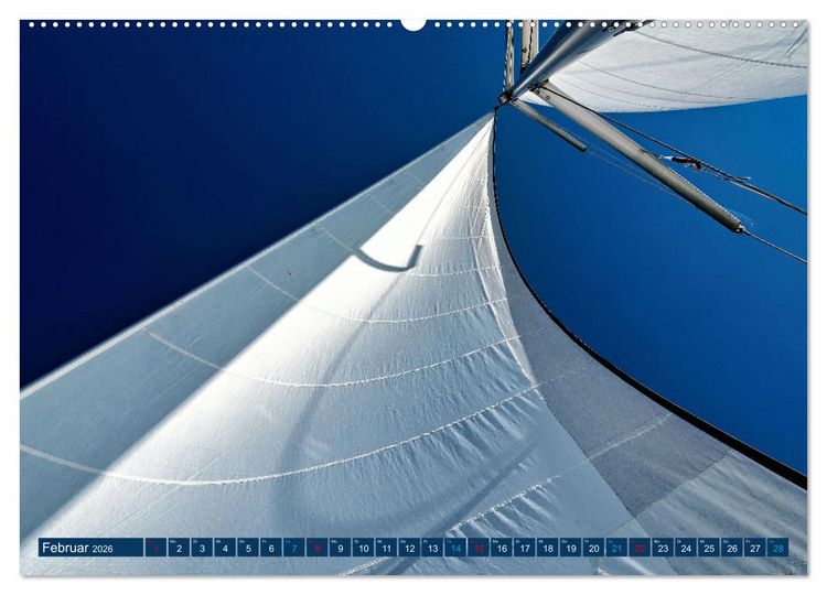 Produktbild: Mit dem Wind um die Welt - segeln (hochwertiger Premium Wandkalender 2026 DIN A2 quer), Kunstdruck in Hochglanz
