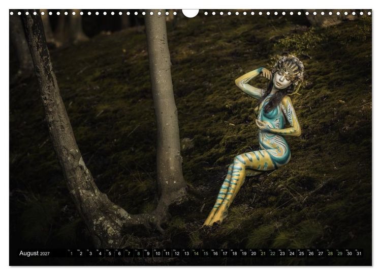 Produktbild: Naturwesen - Bodypainting K&ouml;rperlandschaften (Wandkalender 2027 DIN A3 quer), CALVENDO Monatskalender