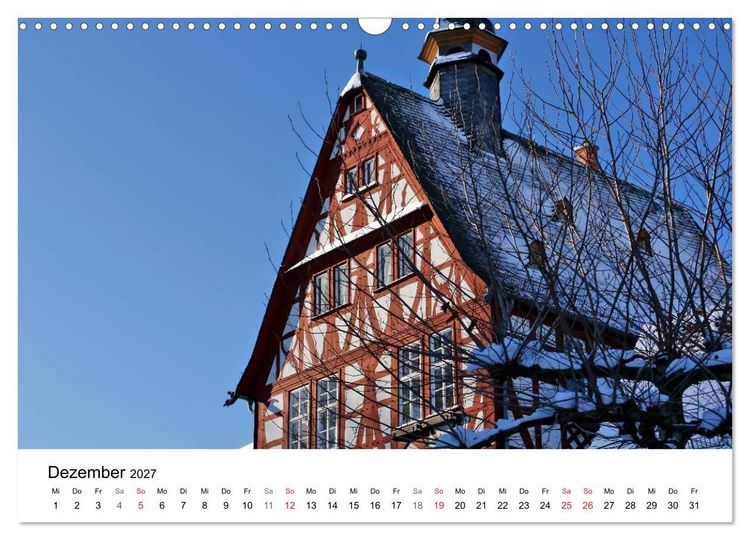 Produktbild: Romantisches Oberursel von Petrus Bodenstaff (Wandkalender 2027 DIN A3 quer), CALVENDO Monatskalender