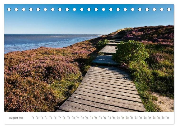 Produktbild: Stege & Wege auf Sylt (Tischkalender 2027 DIN A5 quer), CALVENDO Monatskalender