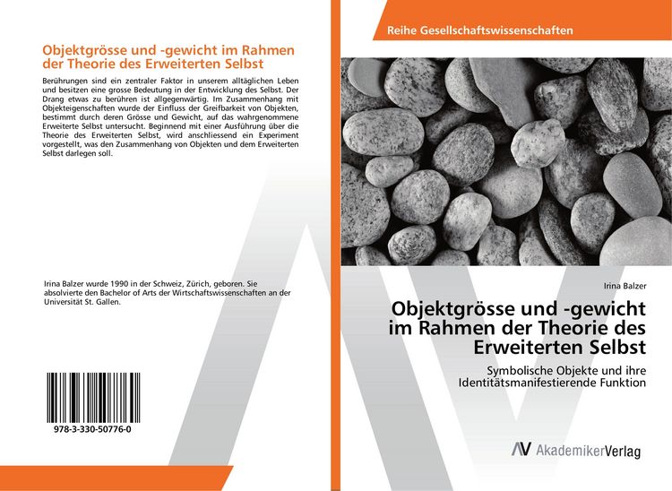 Produktbild: Objektgr&ouml;sse und -gewicht im Rahmen der Theorie des Erweiterten Selbst