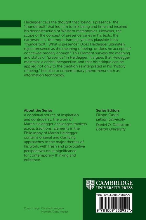 Produktbild: Heidegger On Presence