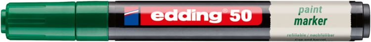 Produktbild: Edding 50 EcoLine 4-50-004 Lackmarker Gr&uuml;n 2 mm, 3mm