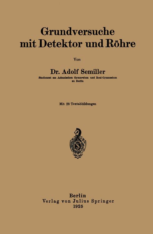 Produktbild: Grundversuche mit Detektor und R&ouml;hre