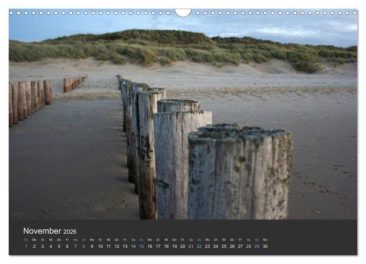 Produktbild: Traumhaftes Zeeland 2026 (Wandkalender 2026 DIN A3 quer), CALVENDO Monatskalender