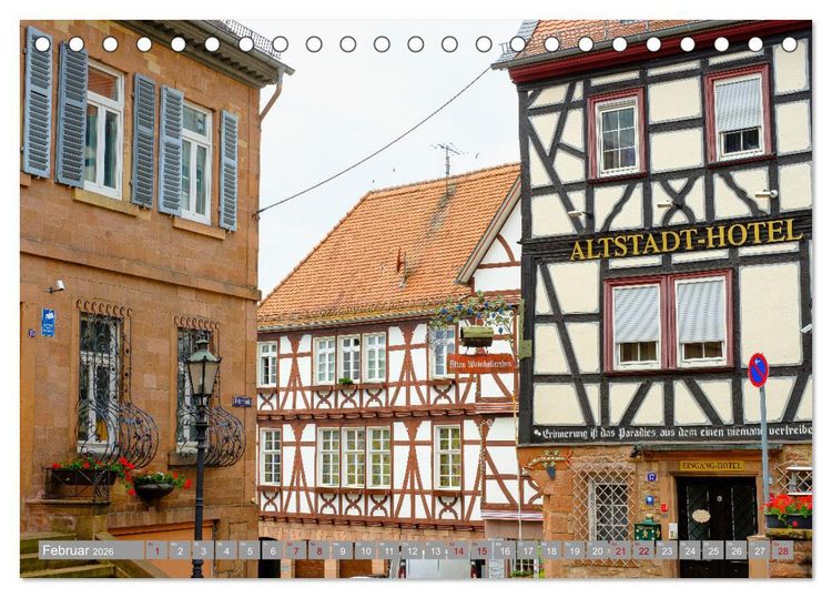 Produktbild: Ein Blick auf Gelnhausen (Tischkalender 2026 DIN A5 quer), CALVENDO Monatskalender