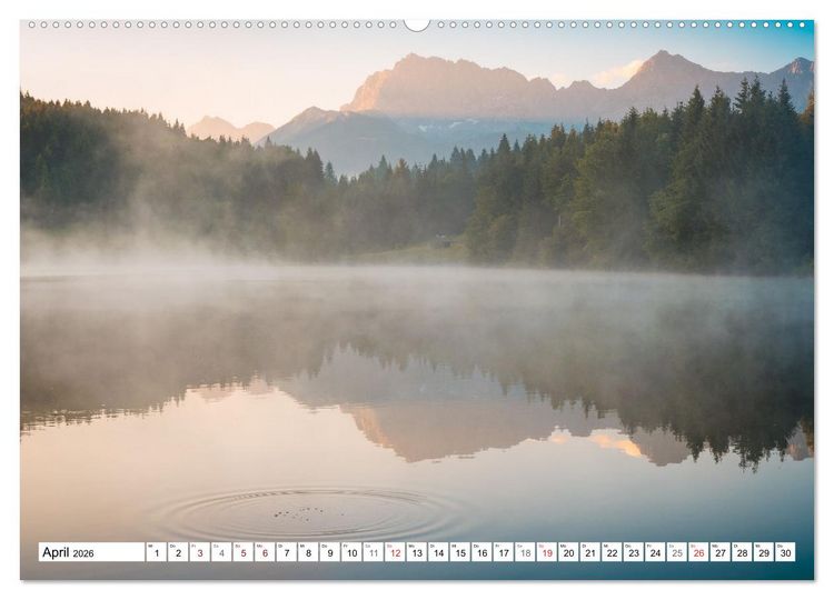 Produktbild: Ein Sommer in den Bayerischen Alpen (Wandkalender 2026 DIN A2 quer), CALVENDO Monatskalender