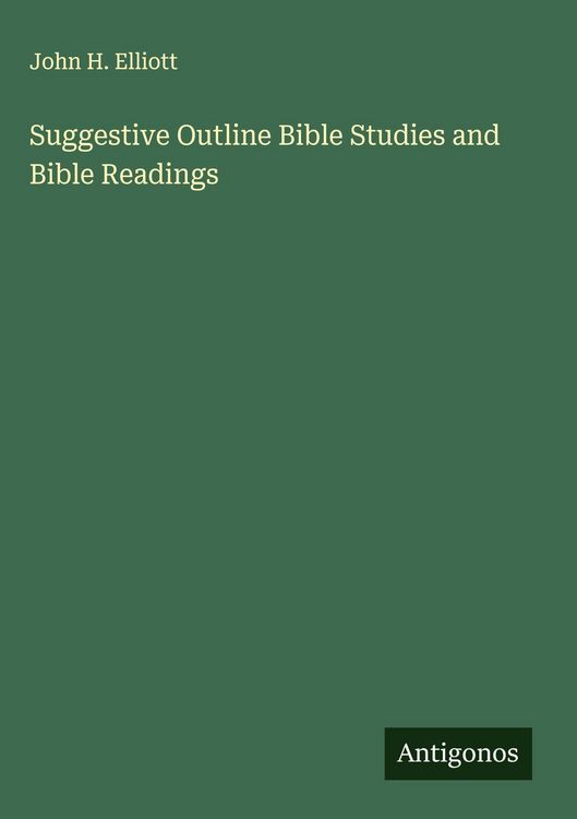 Produktbild: Suggestive Outline Bible Studies and Bible Readings
