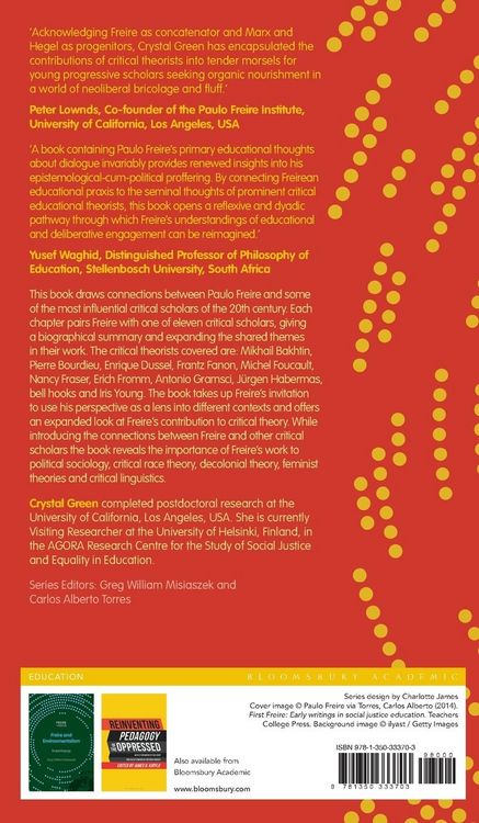 Produktbild: Freire and Critical Theorists