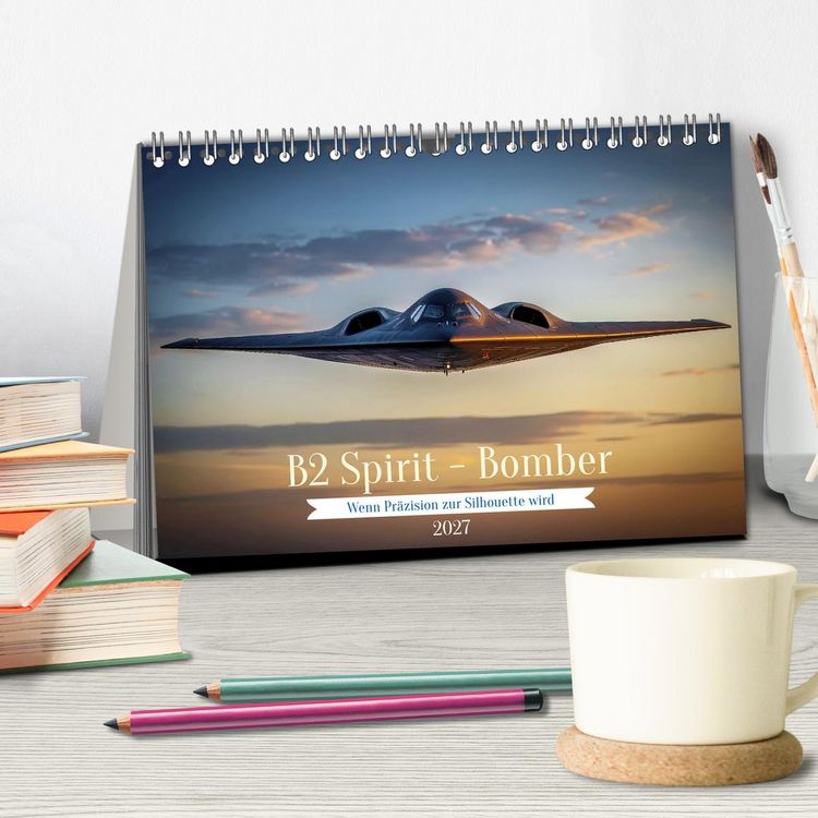 Produktbild: B2 Spirit - Bomber (Tischkalender 2027 DIN A5 quer), CALVENDO Monatskalender