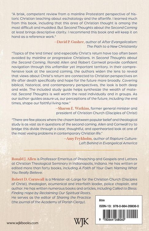Produktbild: Second Thoughts about the Second Coming