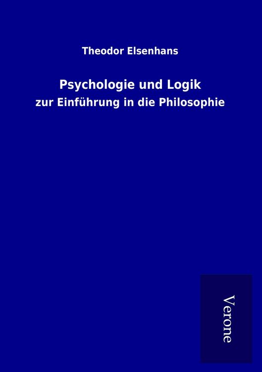Produktbild: Psychologie und Logik