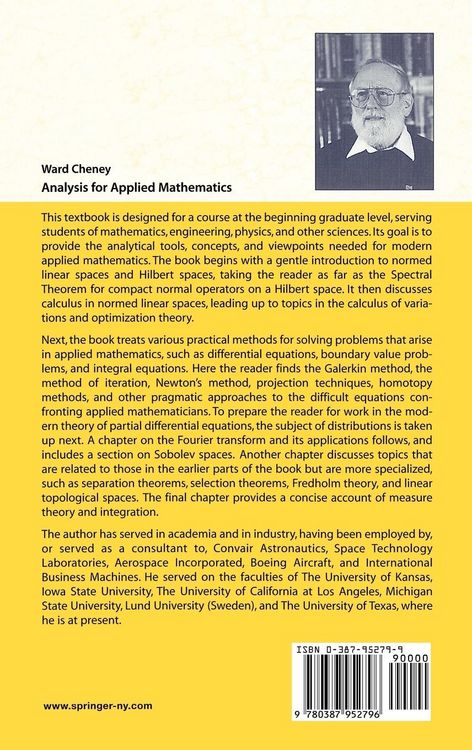 Produktbild: Analysis for Applied Mathematics