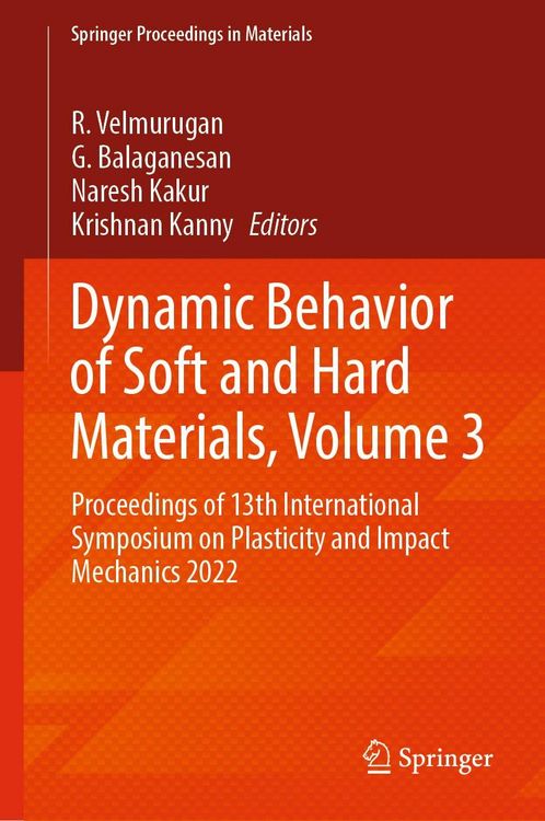 Produktbild: Dynamic Behavior of Soft and Hard Materials, Volume 3