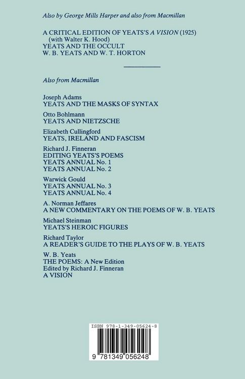 Produktbild: The Making of Yeats&rsquo;s A Vision