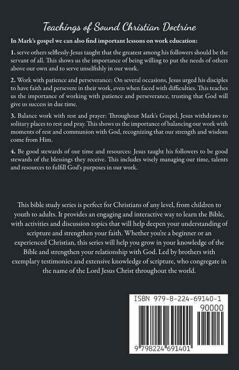 Produktbild: Analyzing the Teaching of Work in Mark's Gospel