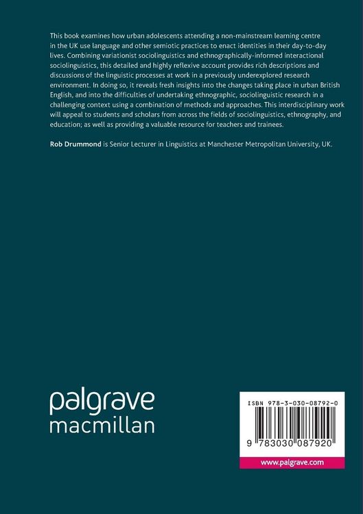 Produktbild: Researching Urban Youth Language and Identity