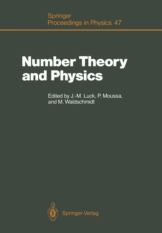 Produktbild: Number Theory and Physics