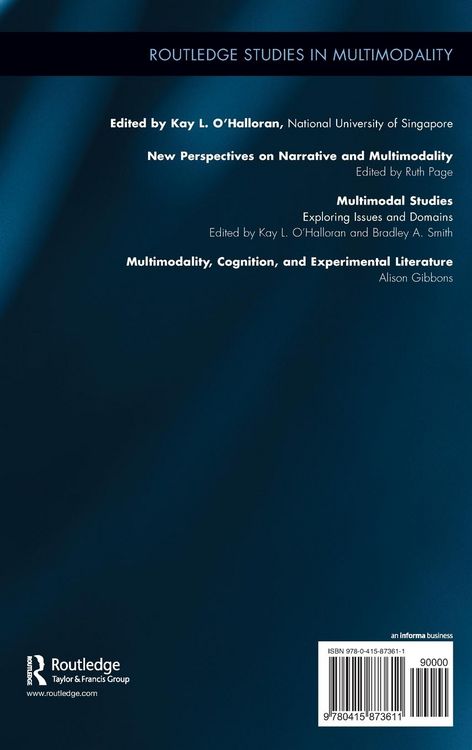 Produktbild: Multimodality, Cognition, and Experimental Literature
