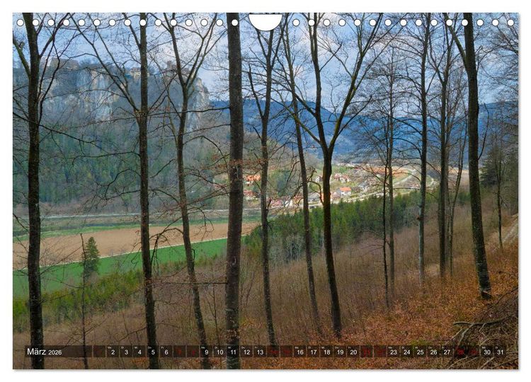 Produktbild: JahresZeiten an der Oberen Donau (Wandkalender 2026 DIN A4 quer), CALVENDO Monatskalender