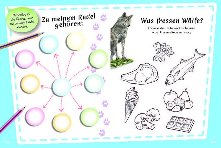 Produktbild: Tira, die junge Wölfin