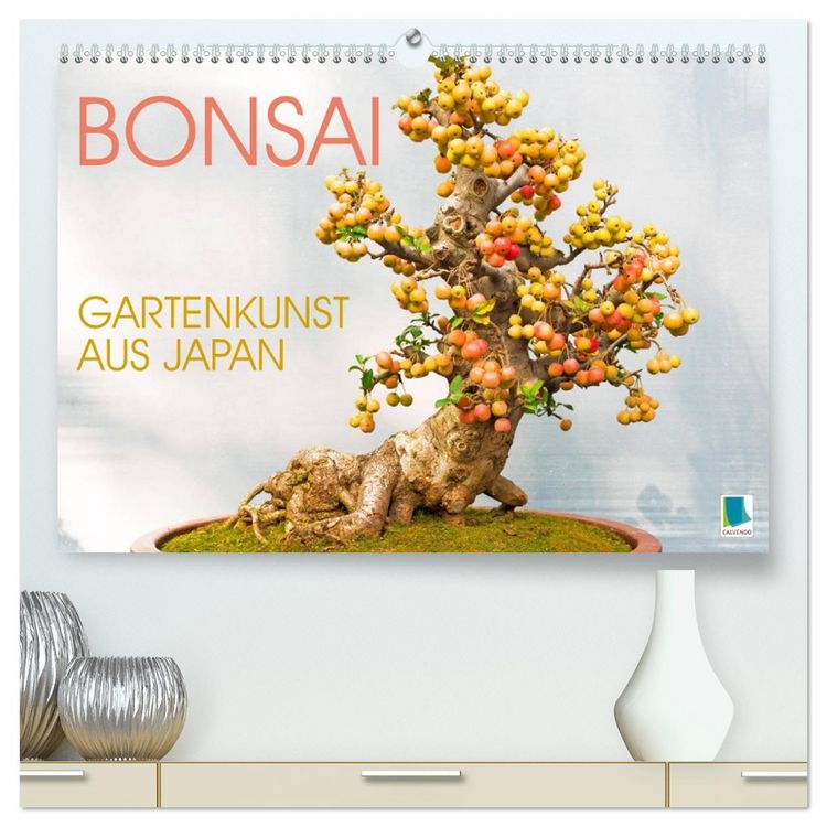 Produktbild: Gartenkunst aus Japan: Bonsai (hochwertiger Premium Wandkalender 2026 DIN A2 quer), Kunstdruck in Hochglanz