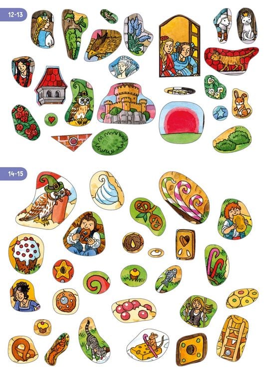 Produktbild: Wimmeln, R&auml;tseln, Stickern: M&auml;rchen