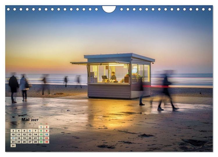 Produktbild: Minimal-Art - am Strand (Wandkalender 2027 DIN A4 quer), CALVENDO Monatskalender
