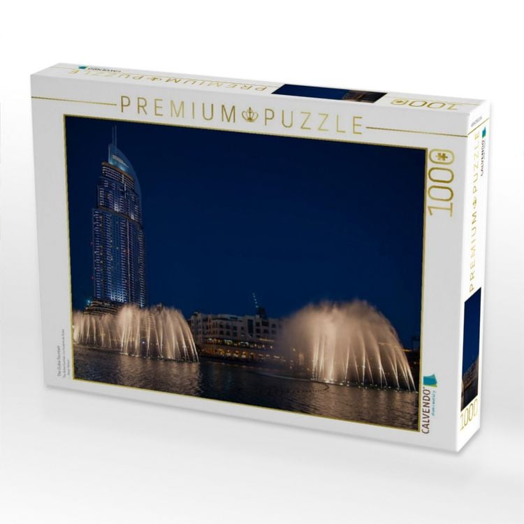Produktbild: CALVENDO Puzzle The Dubai Fountain | 1000 Teile Lege-Gr&ouml;&szlig;e 64x48cm Foto-Puzzle f&uuml;r gl&uuml;ckliche Stunden