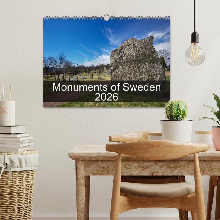 Produktbild: Monuments of Sweden 2026 (Wall Calendar 2026 DIN A3 landscape), CALVENDO 12 Month Wall Calendar