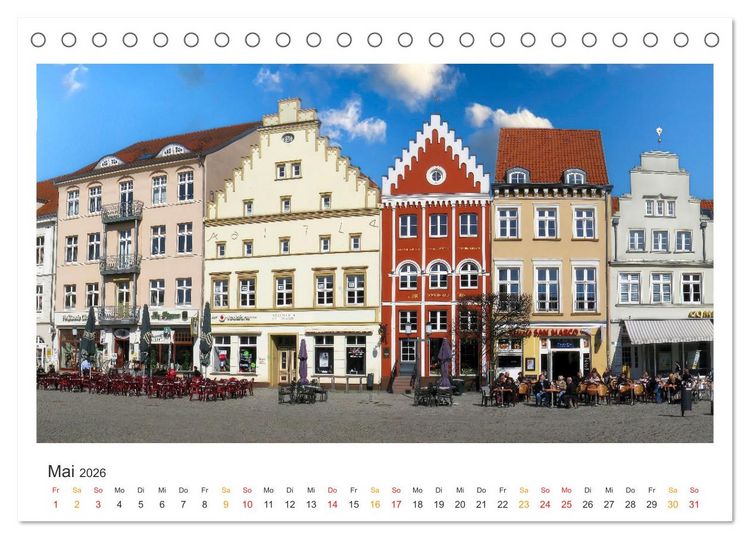 Produktbild: Mecklenburg-Vorpommern - Land zwischen Meer und Seen (Tischkalender 2026 DIN A5 quer), CALVENDO Monatskalender