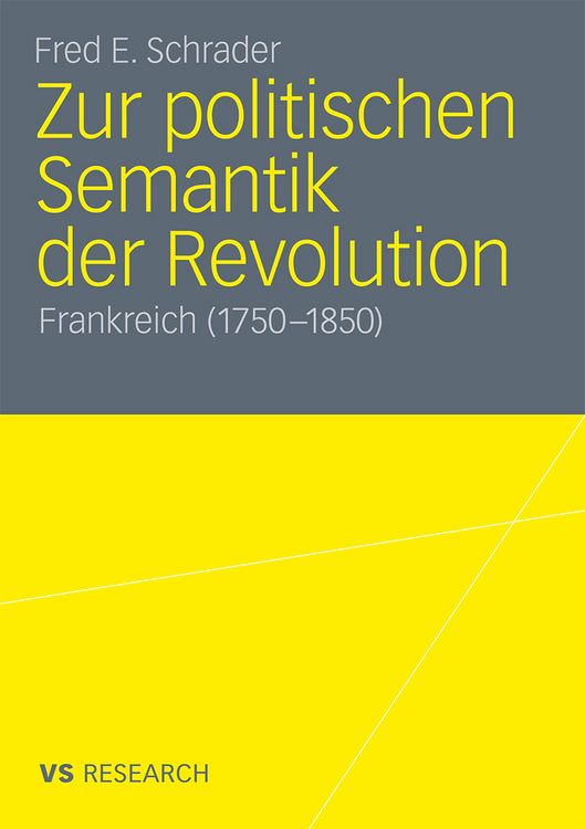 Produktbild: Zur politischen Semantik der Revolution
