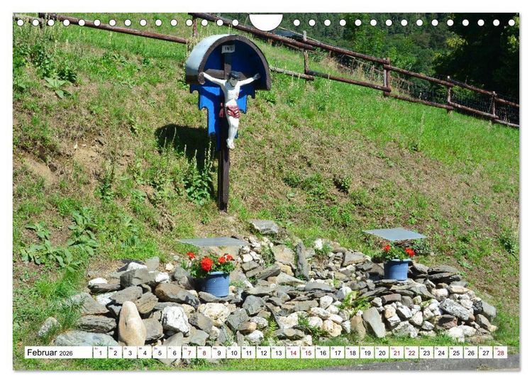 Produktbild: Kreuze und Kruzifixe rund um Simmerath in der Eifel (Wandkalender 2026 DIN A4 quer), CALVENDO Monatskalender