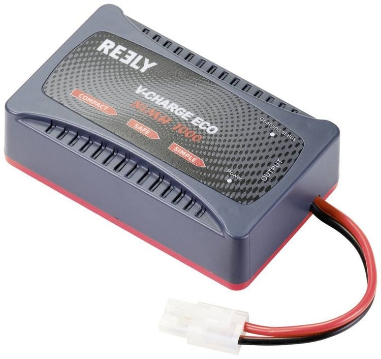 Produktbild: Reely V-CHARGE ECO NIMH 1000 Modellbau-Ladeger&auml;t 230V 1A NiMH, NiCd