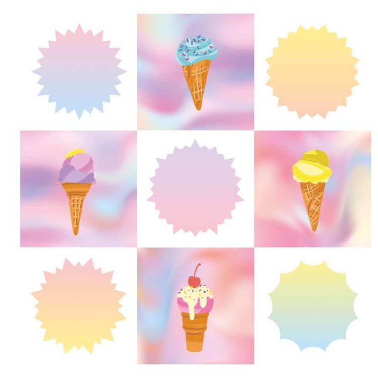 Produktbild: 333 Sticker &ndash; Pastell-Tr&auml;ume: Etiketten und Aufkleber mit beschreibbarer Oberfl&auml;che